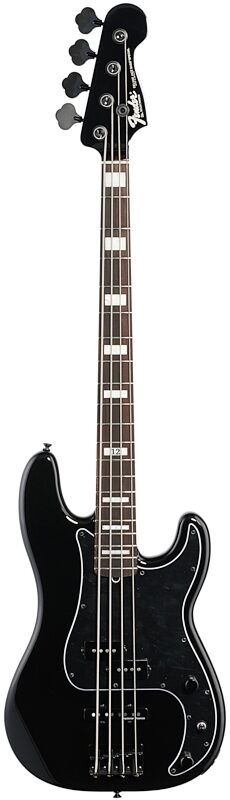 open zoom image for Fender Duff McKagan Deluxe Precision Electric Bass, Rosewood Fingerboard (with Gig Bag), Black, Full Straight Front
