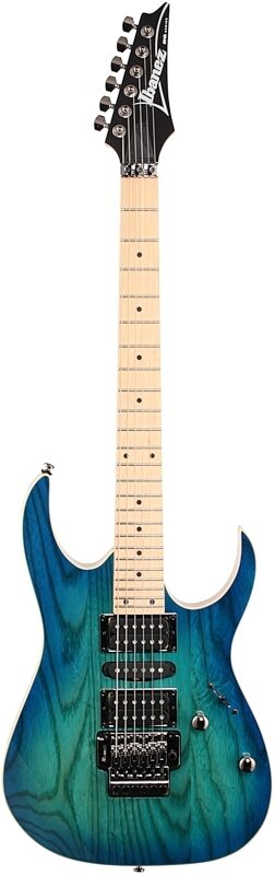open zoom image for Ibanez RG470AHM Electric Guitar, Blue Moon Burst, Open Box (Good), Full Straight Front