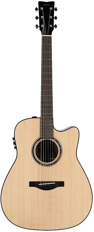 open zoom image for Yamaha TAG1 C Transacoustic Dreadnought Acoustic-Electric Guitar (with Gig Bag), Natural, Full Straight Front