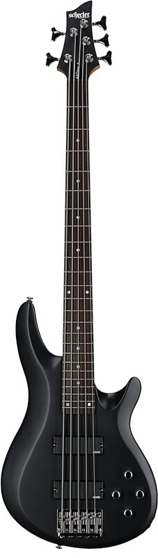 open zoom image for Schecter C-5 Deluxe Electric Bass, Satin Black, Full Straight Front