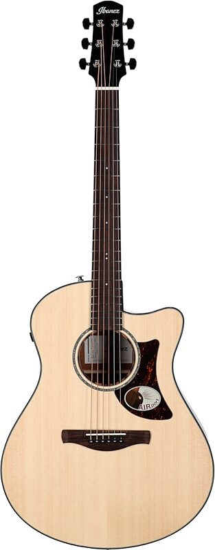 open zoom image for Ibanez AAM300CE Advanced Acoustic-Electric Guitar, Natural High Gloss, Full Straight Front