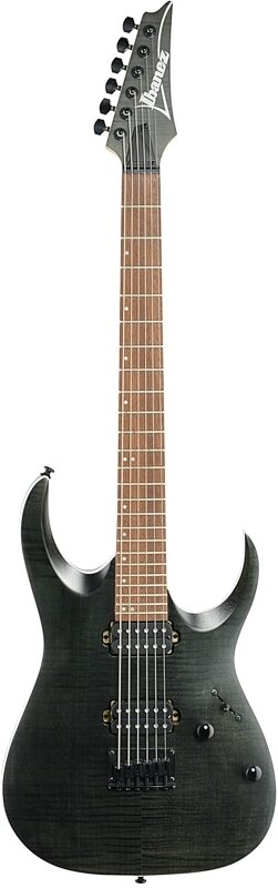 open zoom image for Ibanez RGA42FM Electric Guitar, Transparent Gray Flat, Full Straight Front