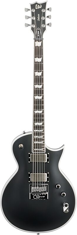open zoom image for ESP LTD EC-1000 EverTune BB Electric Guitar, Black Satin, Full Straight Front