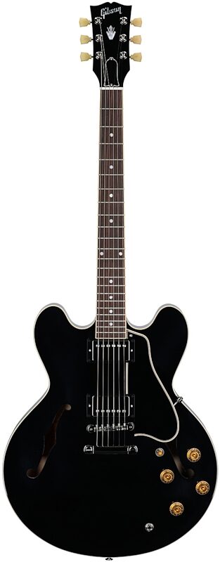 open zoom image for Gibson ES-335 '50s Electric Guitar (with Case), Ebony, Full Straight Front
