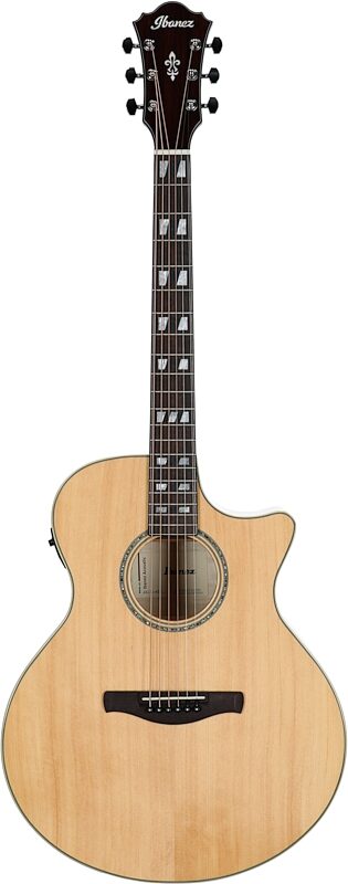 open zoom image for Ibanez AE170 Acoustic-Electric Guitar, Natural Hi Gloss, Full Straight Front