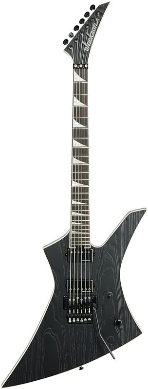 open zoom image for Jackson Pro Jeff Loomis Kelly Signature Electric Guitar, Black Ash, Open Box (Very Good), Full Straight Front
