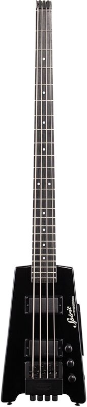 open zoom image for Steinberger Spirit XT-2 Standard Electric Bass (with Gig Bag), Black, Full Straight Front