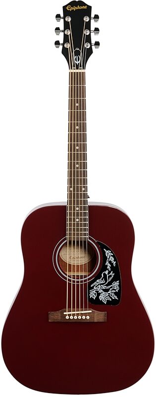 open zoom image for Epiphone Starling Acoustic Player Pack (with Gig Bag), Wine Red, Full Straight Front