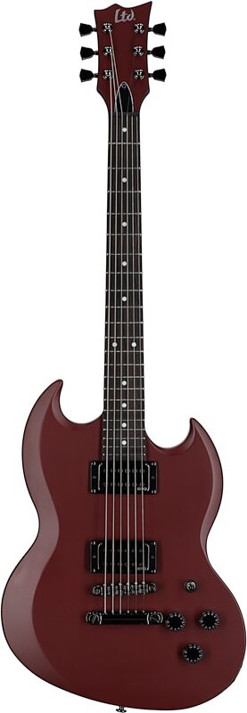 open zoom image for ESP LTD Lars Frederiksen Volsung Electric Guitar (with Case), Oxblood, Full Straight Front