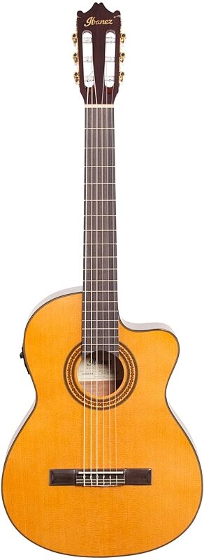 open zoom image for Ibanez GA6CE Classical Cutaway Acoustic-Electric Guitar, New, Full Straight Front