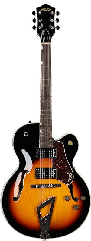 open zoom image for Gretsch G2420 Streamliner Hollowbody Electric Guitar, Aged Brooklyn Burst, Full Straight Front