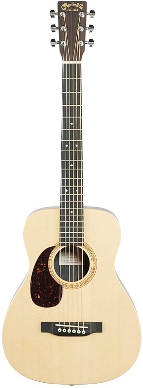 open zoom image for Martin LX1RE Little Martin Acoustic-Electric Guitar, Left-Handed (with Gig Bag), New, Full Straight Front