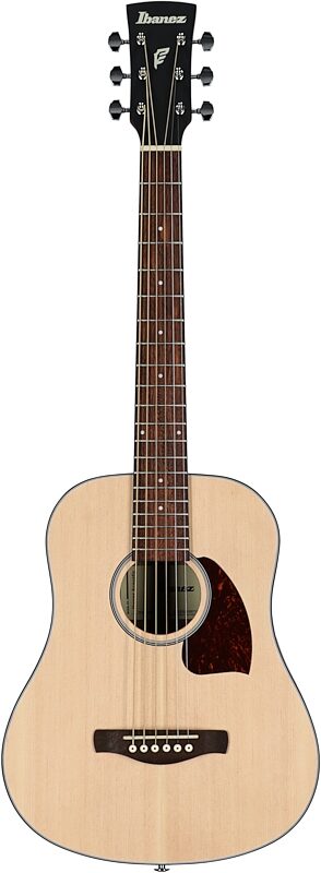 open zoom image for Ibanez PF2BE 3/4-Size Acoustic Guitar, Open Pore Natural, Full Straight Front