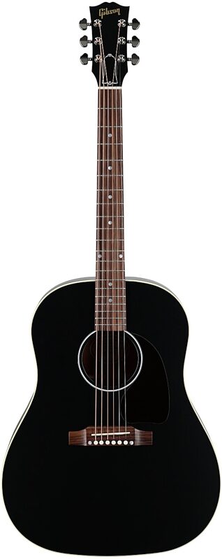 open zoom image for Gibson Limited Edition J-45 Special Acoustic-Electric Guitar (with Gig Bag), Ebony, Full Straight Front
