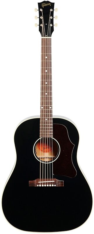 open zoom image for Gibson '50s J-45 Original Acoustic-Electric Guitar (with Case), Ebony, Open Box (Very Good), Full Straight Front