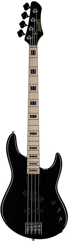 open zoom image for Spector Icon NC-4 Frank Bello Signature Model Electric Bass, Black, Full Straight Front