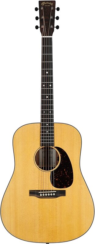 open zoom image for Martin D-10E Retro Acoustic-Electric Guitar (with Soft Case), Natural, Full Straight Front