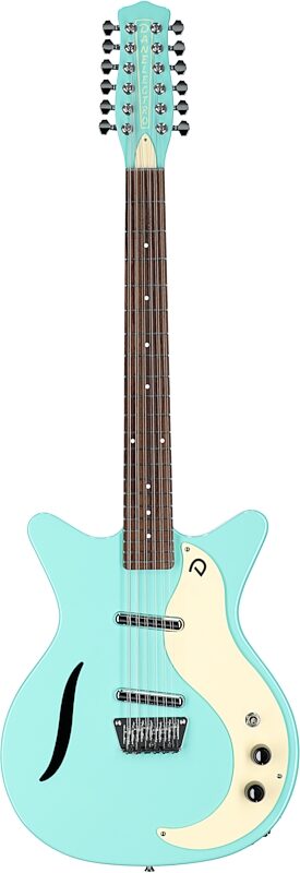 open zoom image for Danelectro 59 Vintage 12-String Electric Guitar, Dark Aqua, Full Straight Front