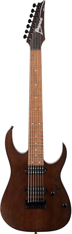 open zoom image for Ibanez RG7421 Electric Guitar, 7-String, Walnut Flat, Full Straight Front