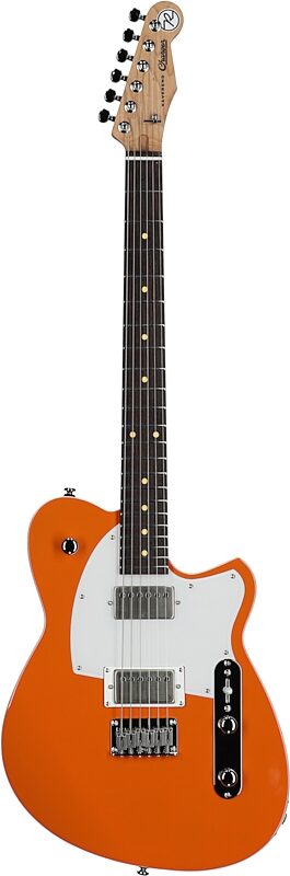 open zoom image for Reverend Charger HH Electric Guitar, Baked Orange, Full Straight Front