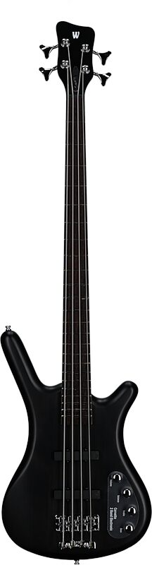 open zoom image for Warwick RockBass Corvette Basic 4 Active Electric Bass (with Gig Bag), Black, Full Straight Front