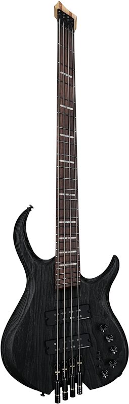open zoom image for Sire Marcus Miller M6 Headless Electric Bass, 4-String (with Gig Bag), Black, Full Straight Front