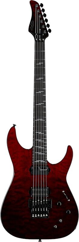 open zoom image for Schecter Reaper 6 FRS Elite Electric Guitar, Blood Burst, Full Straight Front