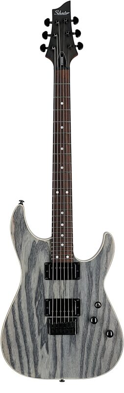 open zoom image for Schecter C-1 Standard Electric Guitar, Charcoal Satin, Full Straight Front