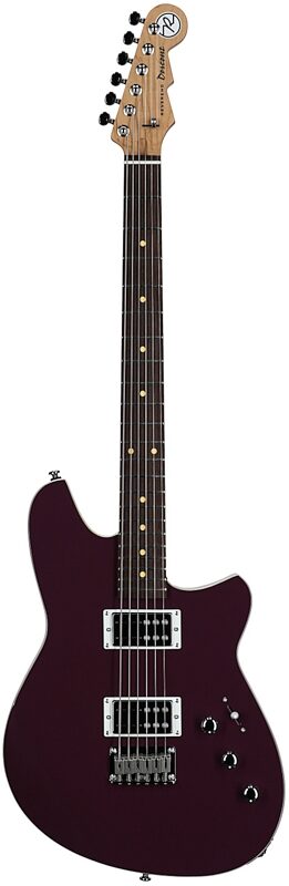 open zoom image for Reverend Descent Baritone Electric Guitar, Purple Punch, Open Box (Very Good), Full Straight Front