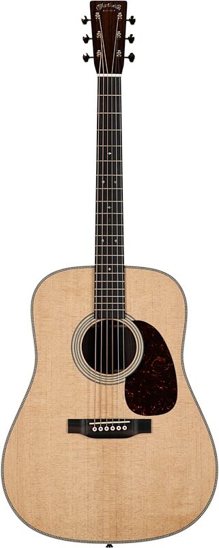 open zoom image for Martin D-28E Modern Deluxe Dreadnought Acoustic-Electric Guitar (with Case), New, Full Straight Front