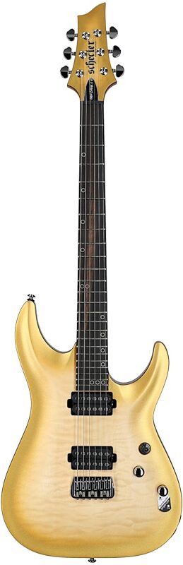 open zoom image for Schecter Omen Extreme-II Electric Guitar, Gold Rush, Chrome Hardware, Full Straight Front