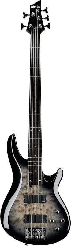 open zoom image for Schecter C-5 Plus Electric Bass, Charcoal Burst, Full Straight Front