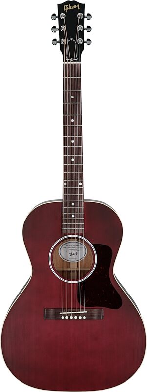 open zoom image for Gibson L-00 Special Acoustic-Electric Guitar (with Case), Wine Red, Full Straight Front