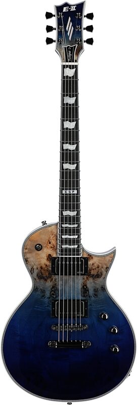 open zoom image for ESP E-II Eclipse BM Electric Guitar (with Case), Blue Natural Fade, B-Stock, Serial Number ES5124253, Full Straight Front