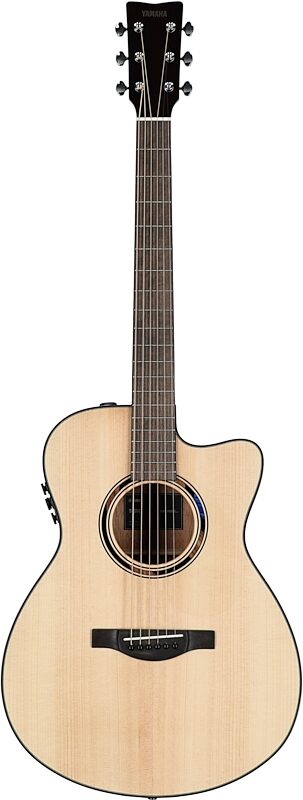 open zoom image for Yamaha TAS1 C Transacoustic Concert Acoustic-Electric Guitar (with Gig Bag), Natural, Full Straight Front