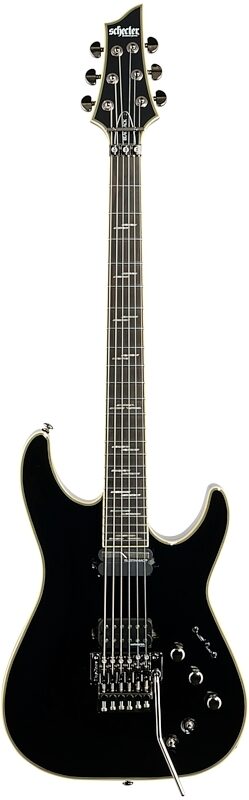 open zoom image for Schecter C-1 FR-S Blackjack Electric Guitar, Gloss Black, Open Box (Good), Full Straight Front