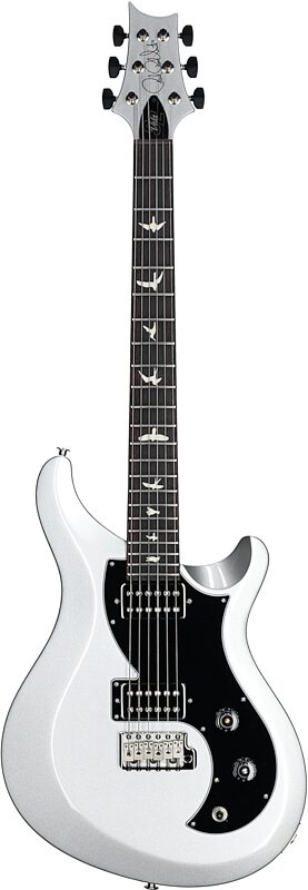 open zoom image for PRS Paul Reed Smith S2 Vela HHT Tremolo Electric Guitar (with Gig Bag), Platinum Metallic, Full Straight Front