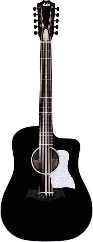 open zoom image for Taylor Somos 250ce Plus Bajo Quinto 10-String Acoustic-Electric Guitar, Black, Full Straight Front