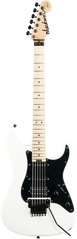 open zoom image for Jackson USA Adrian Smith San Dimas Electric Guitar, Maple Fingerboard (with Case), Snow White, Full Straight Front