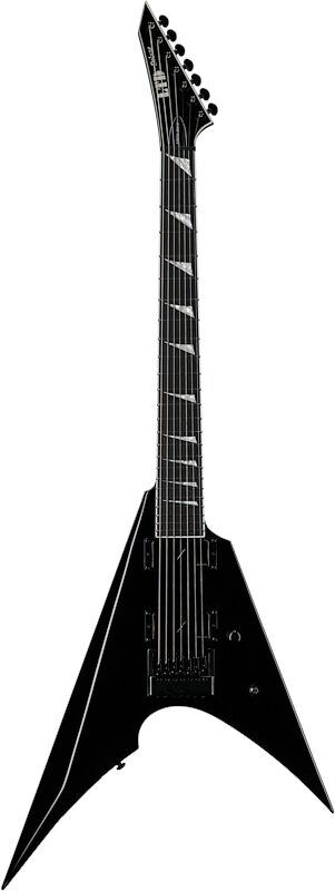 open zoom image for ESP LTD Arrow-1007 Baritone EverTune Electric Guitar, 7-String, Black, Open Box (Good), Full Straight Front
