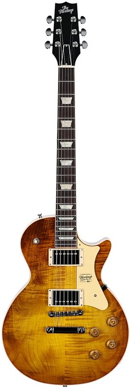 open zoom image for Heritage Standard H-150 Electric Guitar (with Case), Dirty Lemon Burst, Full Straight Front