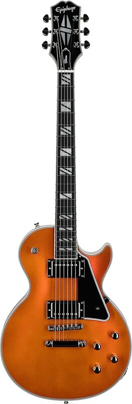open zoom image for Epiphone Futura Les Paul Custom Electric Guitar (with Gig Bag), Firestorm Shift, Full Straight Front