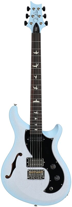 open zoom image for PRS Paul Reed Smith S2 Vela Semi-Hollowbody Electric Guitrar, Satin Cloud Burst, Full Straight Front