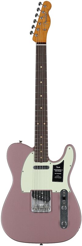 open zoom image for Fender Limited Edition Vintera II Road Worn '60s Telecaster Electric Guitar, Rosewood Fingerboard (with Case), Burgundy, Full Straight Front