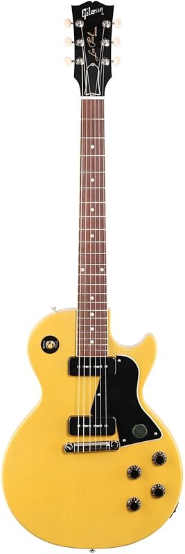 open zoom image for Gibson Les Paul Special Electric Guitar (with Case), TV Yellow, Full Straight Front