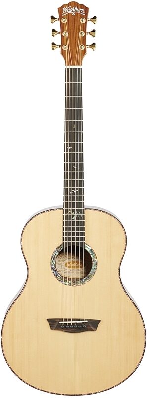 open zoom image for Washburn Bella Tono Elegante S24S Acoustic Guitar, Natural, Full Straight Front