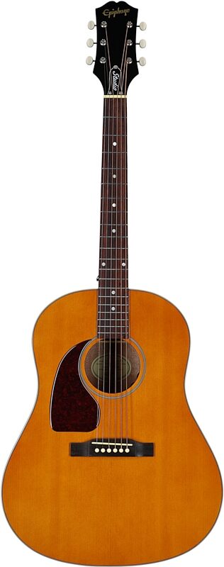 open zoom image for Epiphone J-45 Studio Acoustic-Electric Guitar, Left-Handed (with Gig Bag), Natural, Full Straight Front