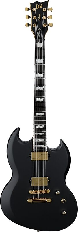 open zoom image for ESP LTD Viper 1000 Electric Guitar, Vintage Black, Full Straight Front