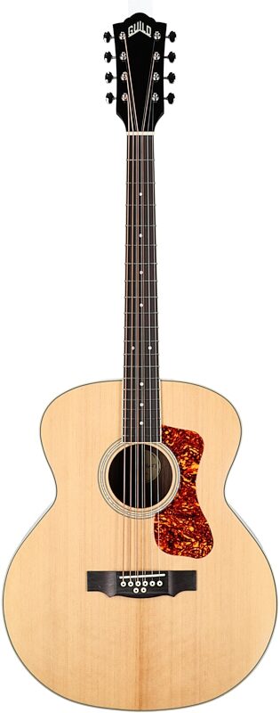 open zoom image for Guild BT-258E Deluxe 8-String Baritone Jumbo Acoustic-Electric Guitar, New, Full Straight Front