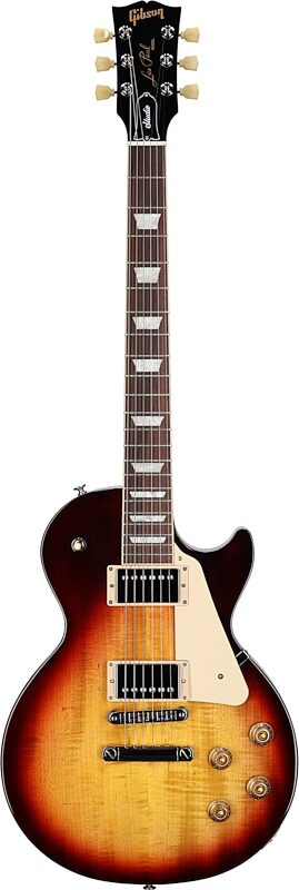 open zoom image for Gibson Les Paul Studio Figured Top Electric Guitar, Bourbon Burst, Open Box (Very Good), Full Straight Front